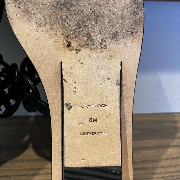 ***SOLD*** Tory Burch Tiny Miller Sandal. Black size 8 - Picture 4 of 8